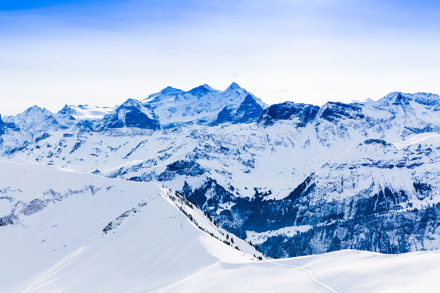 Photo Wallpaper The Swiss Alps