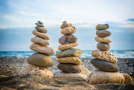 Photo Wallpaper Three Stone Stacks