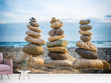 Load image into Gallery viewer, Photo Wallpaper Three Stone Stacks
