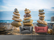 Load image into Gallery viewer, Photo Wallpaper Three Stone Stacks
