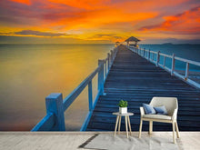 Load image into Gallery viewer, Photo Wallpaper A Wooden Bridge In The Far East
