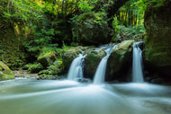 Photo Wallpaper Falling Water in the Wood