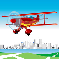 Photo Wallpaper Flying Aircraft