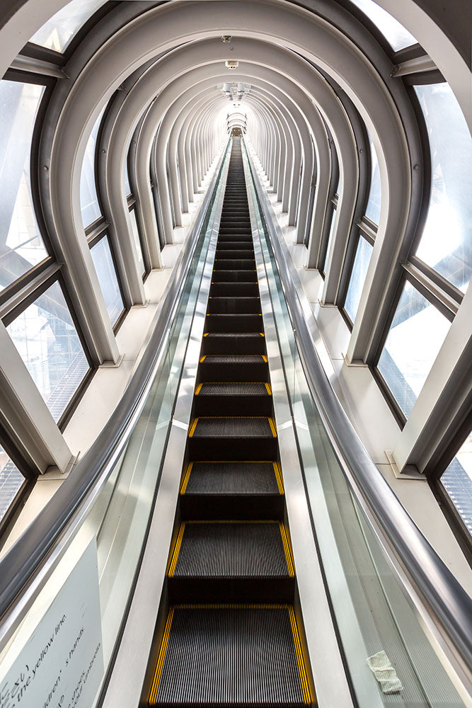 Photo Wallpaper Futuristic Escalator