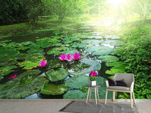 Load image into Gallery viewer, Photo Wallpaper Garden Pond
