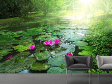 Load image into Gallery viewer, Photo Wallpaper Garden Pond
