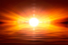 Load image into Gallery viewer, Photo Wallpaper Glowing Sunset
