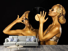 Load image into Gallery viewer, Photo Wallpaper Gold DJ`s
