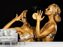 Load image into Gallery viewer, Photo Wallpaper Gold DJ`s
