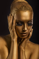Photo Wallpaper Gold-Face