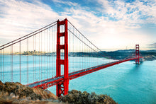 Load image into Gallery viewer, Photo Wallpaper Red Golden Gate Bridge
