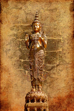 Load image into Gallery viewer, Photo Wallpaper Golden Buddha Statue

