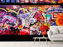 Load image into Gallery viewer, Photo Wallpaper Graffiti Wall Art
