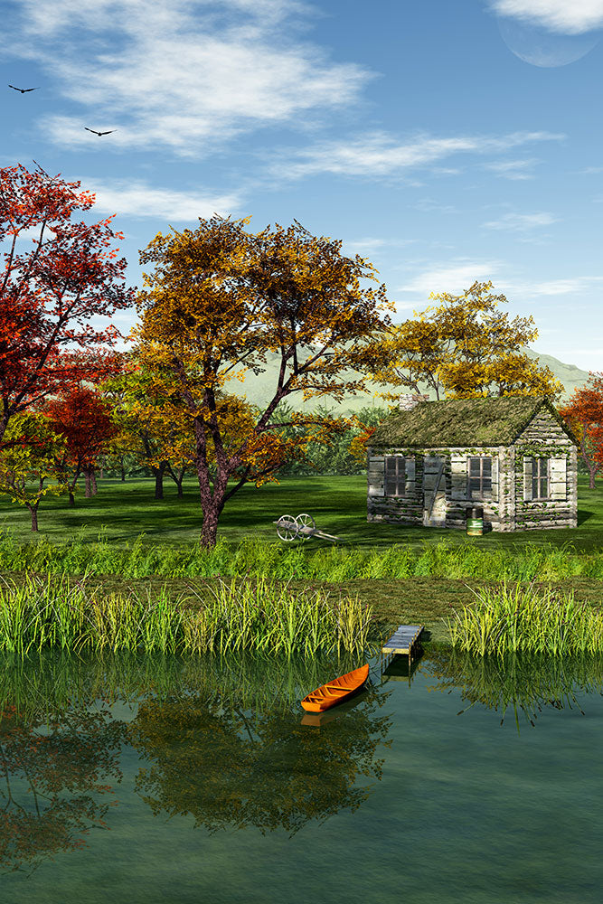 Photo Wallpaper House At Sea