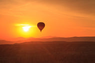 Photo Wallpaper Hot Air Balloon At Sunset