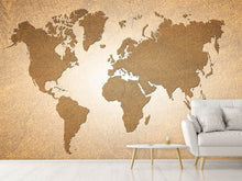 Load image into Gallery viewer, Photo Wallpaper Map Of The World In Vintage