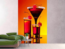 Load image into Gallery viewer, Photo Wallpaper Cherry cocktail
