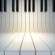 Photo Wallpaper Piano Keys