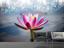 Load image into Gallery viewer, Photo Wallpaper Lotus In The Morning Dew
