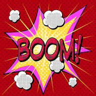Photo Wallpaper Pop Art Boom