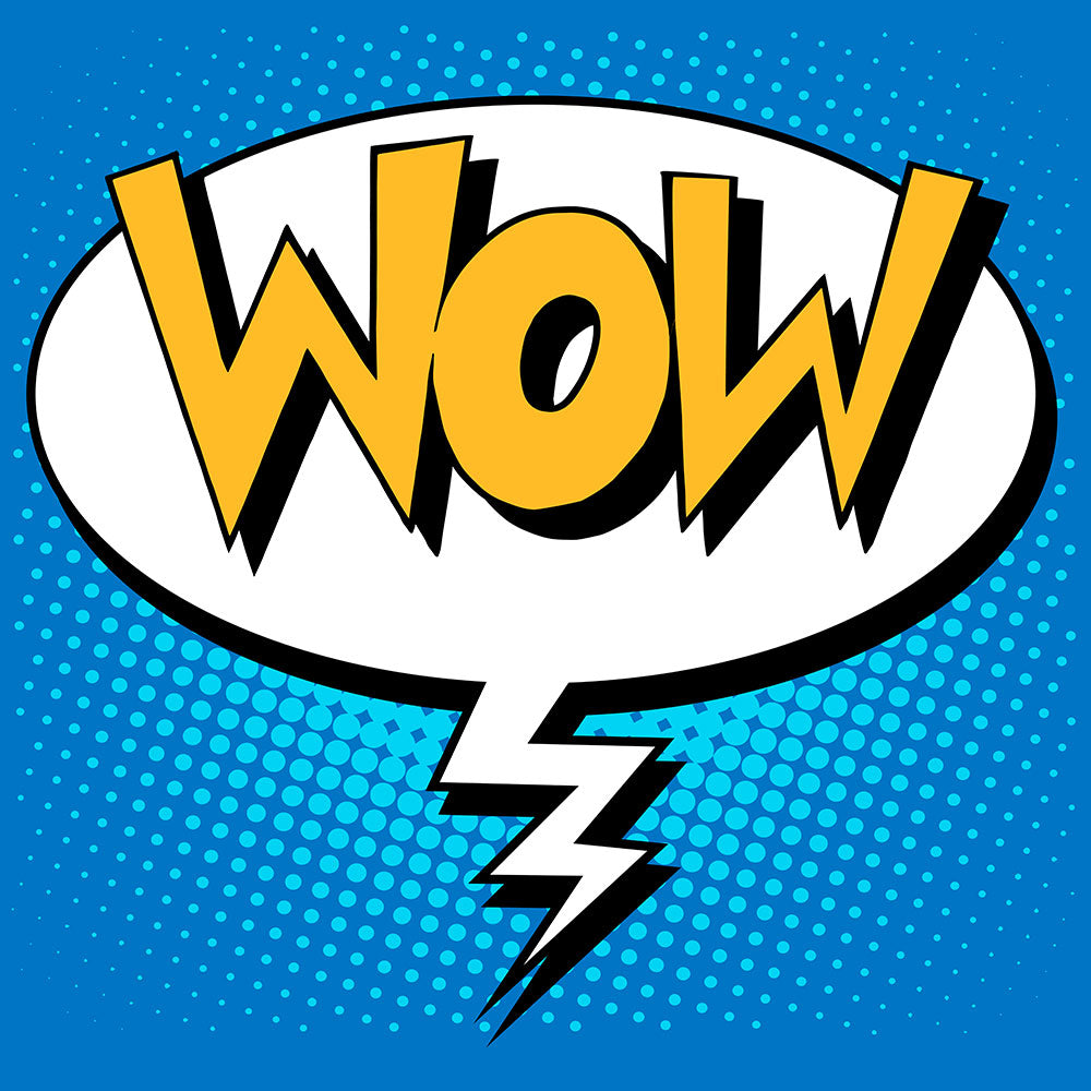 Photo Wallpaper Pop Art Speech Bubble