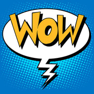 Photo Wallpaper Pop Art Speech Bubble