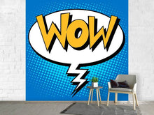 Load image into Gallery viewer, Photo Wallpaper Pop Art Speech Bubble
