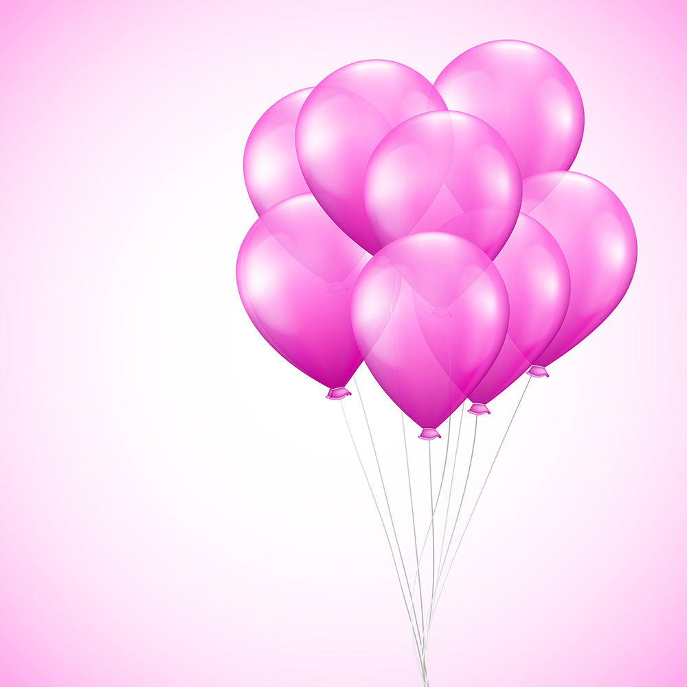 Photo Wallpaper Pink Balloons