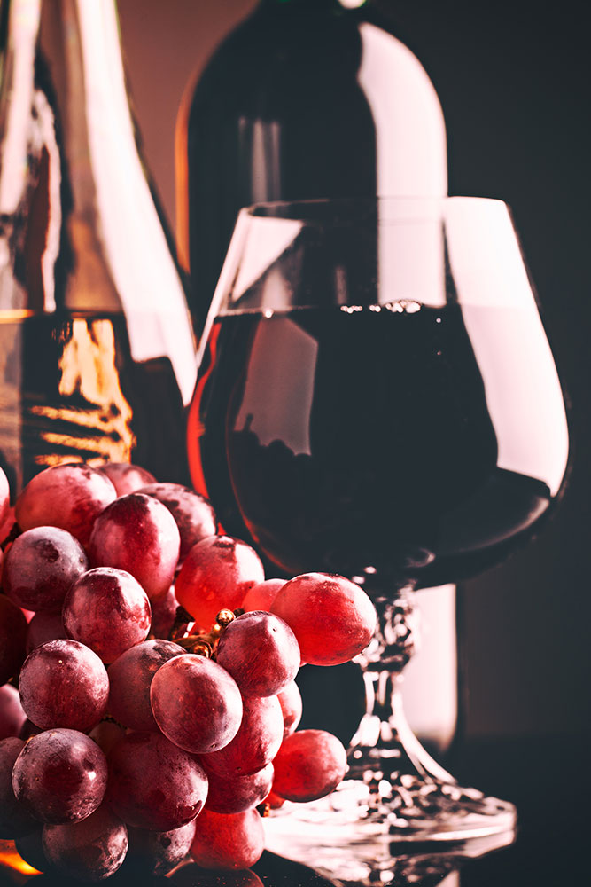 Photo Wallpaper Red Wine