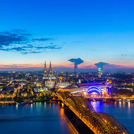 Photo Wallpaper Skyline A Penthouse In Cologne