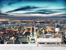 Load image into Gallery viewer, Photo Wallpaper Skyline Manhattan City Lights
