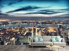 Load image into Gallery viewer, Photo Wallpaper Skyline Manhattan City Lights

