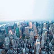 Photo Wallpaper Skyline Manhattan At Dusk