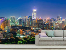 Load image into Gallery viewer, Photo Wallpaper Skyline One Night In Bangkok
