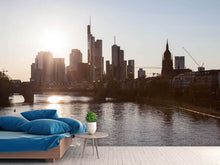 Load image into Gallery viewer, Photo Wallpaper Skyline Sunrise In Frankfurt
