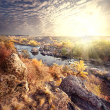 Load image into Gallery viewer, Photo Wallpaper Sunrise On The River
