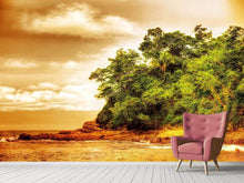 Load image into Gallery viewer, Photo Wallpaper Sunset At The End Of The Forest
