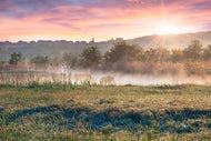 Photo Wallpaper Sunset On hill
