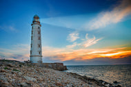 Photo Wallpaper Sunset At The Lighthouse