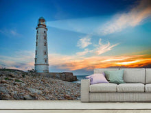 Load image into Gallery viewer, Photo Wallpaper Sunset At The Lighthouse
