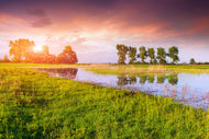 Photo Wallpaper Sunset On Lake