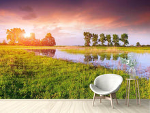 Load image into Gallery viewer, Photo Wallpaper Sunset On Lake
