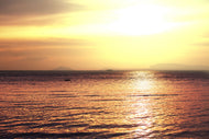 Photo Wallpaper Sunset At The Lake