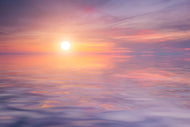 Photo Wallpaper Sunset by the Lake