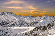 Photo Wallpaper Sunset In The Mountains