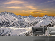 Load image into Gallery viewer, Photo Wallpaper Sunset In The Mountains
