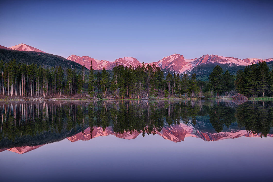 Photo Wallpaper Sprague Lake Rocky Mountains