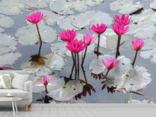 Load image into Gallery viewer, Photo Wallpaper Jump In The Lily Pond
