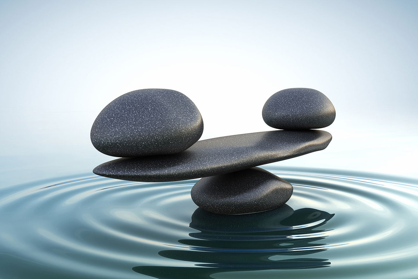Photo Wallpaper Stone Balance