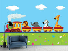 Load image into Gallery viewer, Photo Wallpaper Animal Train
